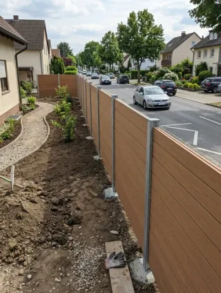 Lärmschutzzaun in Lemwerder - fachgerechte Ausführung vor Ort