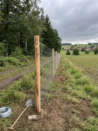 Wildzaun in Lemwerder - fachgerechte Ausführung vor Ort